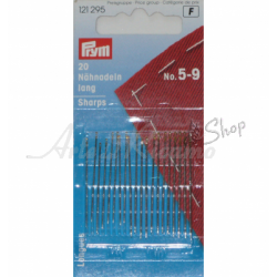 Prym - Hand Sewing Needles Sharps - With Gold Eye 5-9